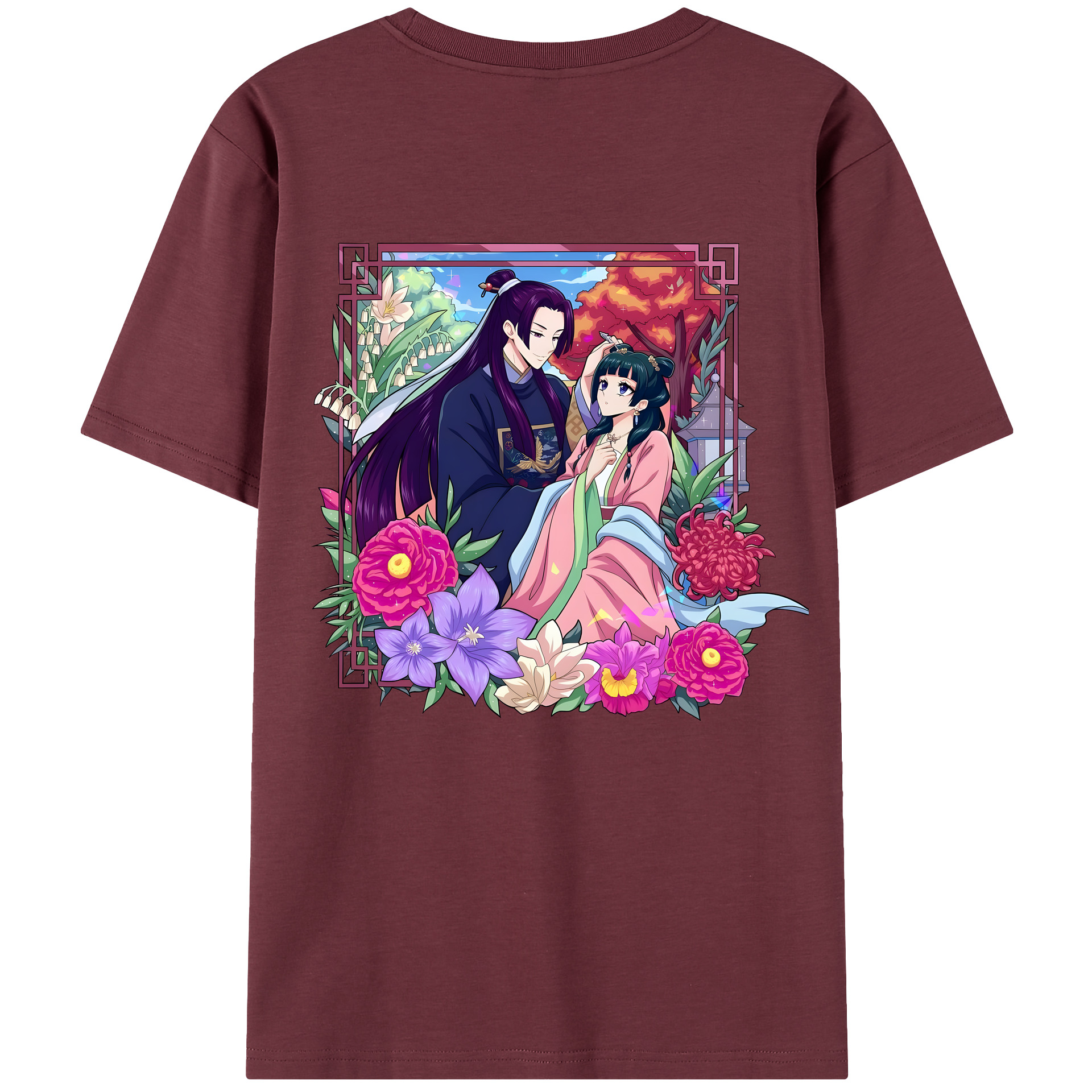 （画像用） 薬屋のひとりごと The Apothecary Diaries 綿100％半袖Tシャツ（背面プリント）